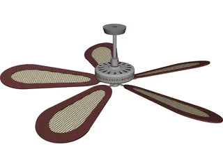 Ceiling Fan Fancy 3D Model