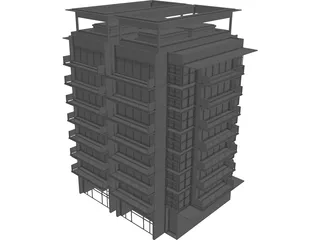 Building HGF 3D Model 3D Preview