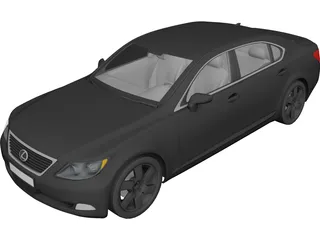 Lexus LS460 3D Model