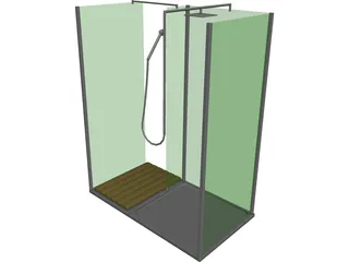 Shower Enclosure 3D Model