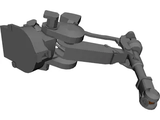 Six Axis Robot ABB4400_45 3D Model