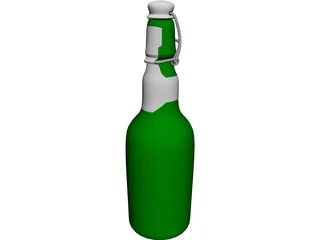 Grolsch Beer Bottle 3D Model 3D Preview