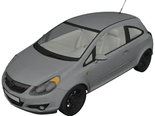 Opel Tigra 3D Model (1997) - 3DCADBrowser