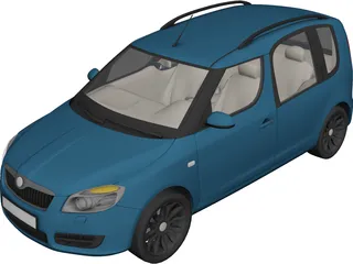 Skoda Roomster 3D Model