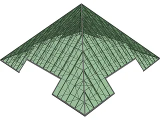 Building Pyramid 3D Model