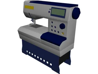 Sewing Machine 3D Model