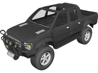 Toyota Hilux [Tuned] 3D Model