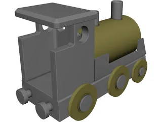 Locomotive 3D Model