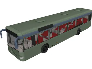 City Bus 3D Model