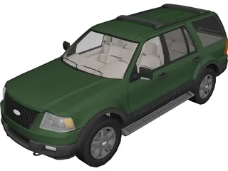 Ford Expedition 3D Model 3D Preview