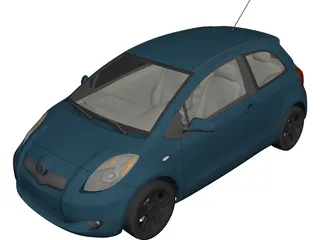 Toyota Yaris 3D Model