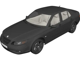 SAAB 9-5 3D Model