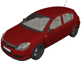Opel Astra 3D Model