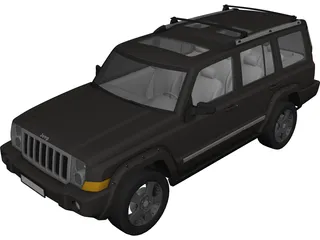 Jeep Commander 3D Model 3D Preview