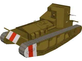 Whippet Tank 3D Model