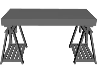 Desk IKEA 3D Model