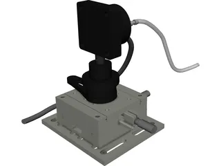 Si Detector 3D Model