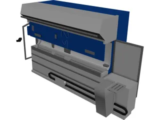 Folding Machine 3D Model 3D Preview