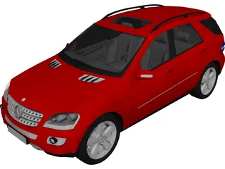Mercedes-Benz ML500 (2007) 3D Model