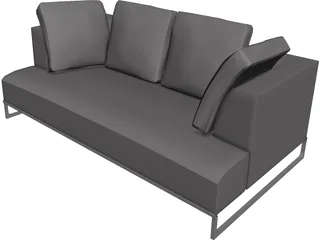 B&B Couch 3D Model