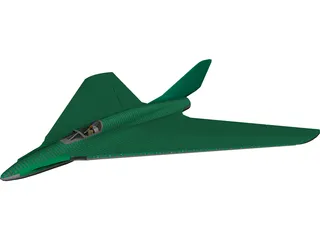 Messerschmitt Me P.1111 Prototype 3D Model