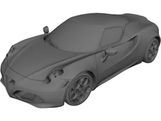 Alfa Romeo 4C Launch Edition 3D Model