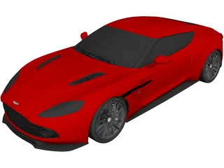 Aston Martin V12 Zagato 3D Model 3D Preview