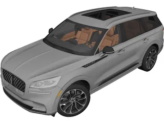 Lincoln Aviator (2020) 3D Model