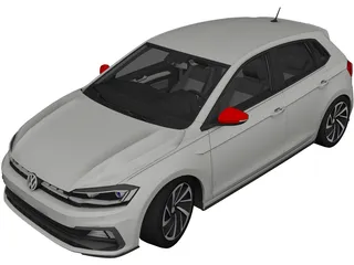 Volkswagen Polo (2018) 3D Model