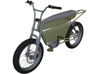 Electric Bicycle CAD 3D Model