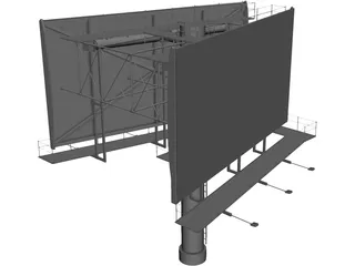 Billboard 3D Model