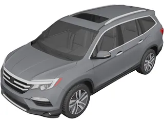 Honda Pilot (2016) 3D Model