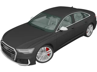 Audi S6 Sedan (2019) 3D Model