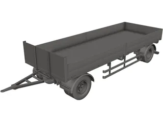 Truck Trailer 3D Model