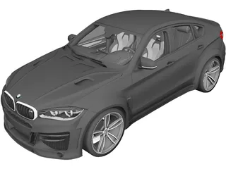 BMW X6 Lumma [+Interior] 3D Model