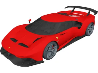 Ferrari P80C (2019) 3D Model