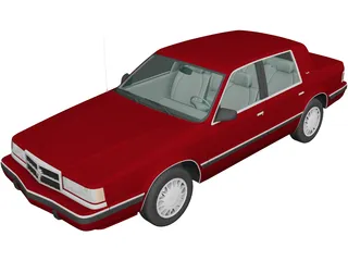 Dodge Dynasty (1992) 3D Model