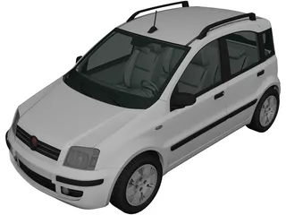 Fiat Panda (2011) 3D Model