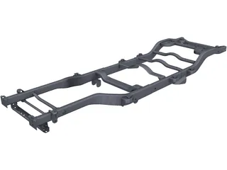 Jeep JK Frame 3D Model