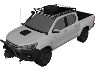 Toyota Hilux [Tuned] 3D Model