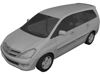 Toyota Innova (2010) 3D Model