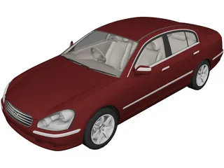 Infiniti Q45 (2002) 3D Model
