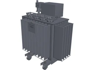 Power Transformer 160kVA 3D Model