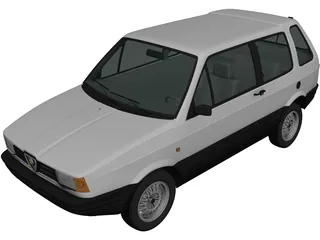Alfa Romeo Z33 Free Time Prototype (1984) 3D Model 3D Preview