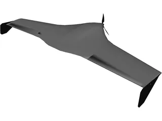 ZALA 421-04 UAV 3D Model 3D Preview