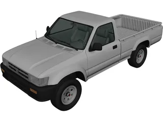 Toyota Hilux (1988) 3D Model