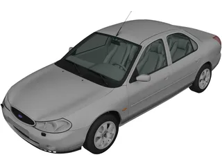 Ford Mondeo Sedan (1996) 3D Model