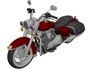 Harley Davidson Road King Classic (2011) 3D Model