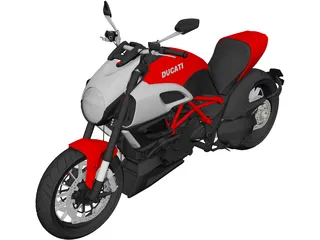 Ducati Diavel (2011) 3D Model