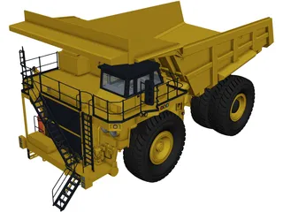 Komatsu 830E-AC 3D Model